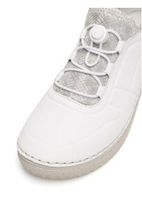 Rieker Półbuty 50960-80 Biały. Kolor: biały. Materiał: skóra #5