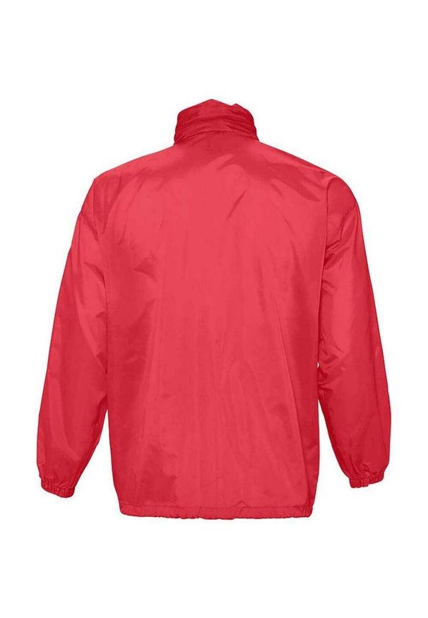 SOL'S - Wiatrówka Unisex Surf Dla Dorosłych. Kolor: czerwony. Sport: turystyka piesza