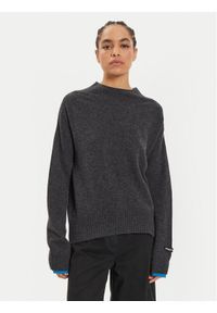 Pinko Sweter Donskoy 104468 A277 Szary Relaxed Fit. Kolor: szary. Materiał: wełna, kaszmir