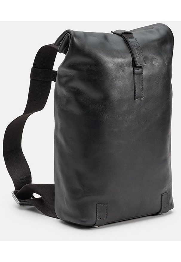 Brooks - Plecak BROOKS PICKWICK HARD LEATHER, Black, Pojemność 12L, Garbowana skóra (NEW). Materiał: skóra