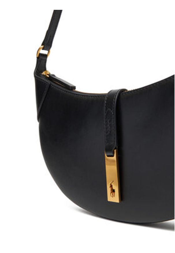 Polo Ralph Lauren Torebka 428871248002 Czarny. Kolor: czarny. Materiał: skórzane