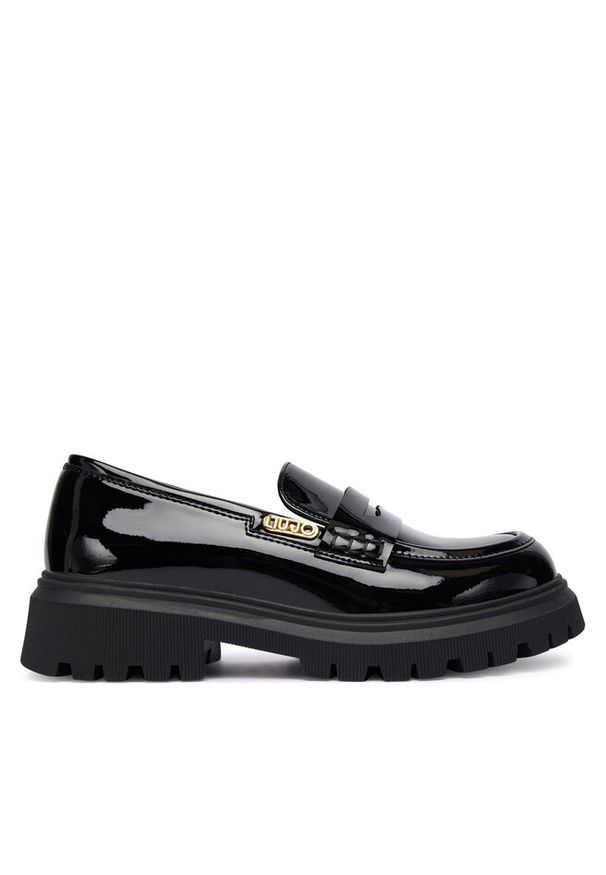 Loafersy Liu Jo. Kolor: czarny