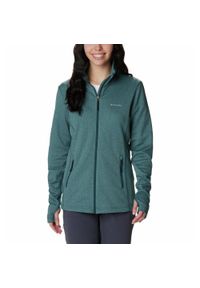 columbia - Bluza Turystyczna Rozpinana Damska Columbia Park View Grid Fleece Full Zip. Kolor: zielony