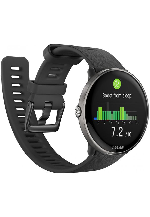 POLAR - Polar Ignite 3 Titanium czarny silikonowy S/L. Kolor: czarny. Materiał: polar. Styl: sportowy