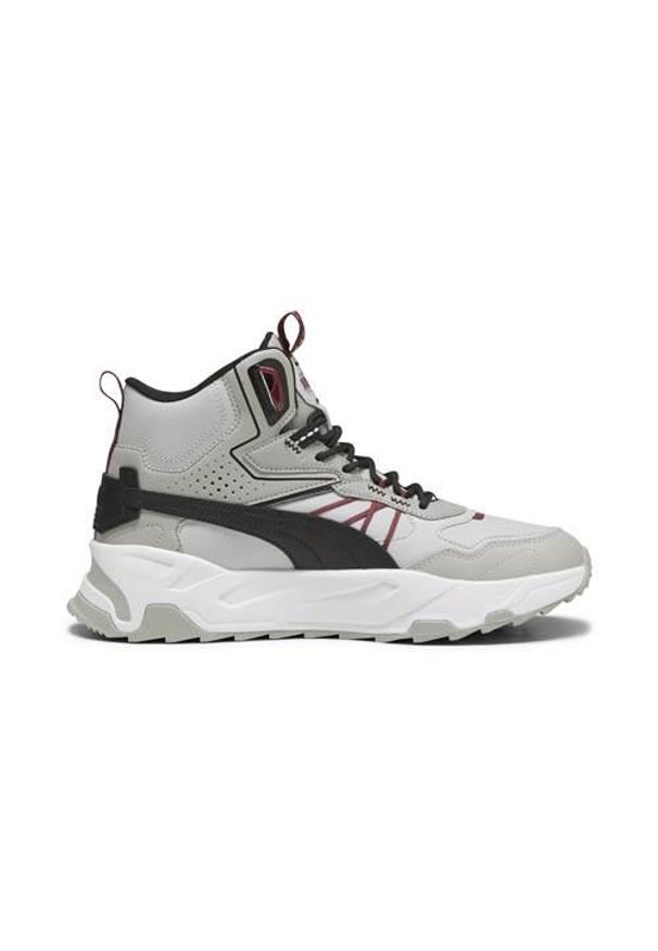 Buty do chodzenia męskie Puma Trinity Mid Hybrid L. Zapięcie: sznurówki. Kolor: wielokolorowy, szary. Materiał: materiał, syntetyk, nylon. Szerokość cholewki: normalna. Sport: turystyka piesza