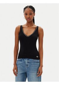 MET Top M10 288MG Czarny Regular Fit. Kolor: czarny. Materiał: wiskoza