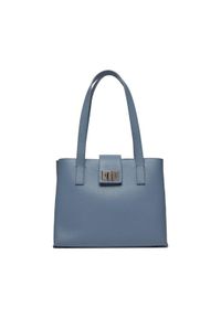 Furla Torebka 1927 M Tote 28 Soft WB01098-HSF000-2495S-1007 Niebieski. Kolor: niebieski. Materiał: skórzane #1