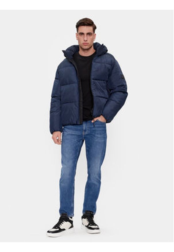Calvin Klein Kurtka zimowa K10K110329 Granatowy Regular Fit. Kolor: niebieski. Materiał: syntetyk. Sezon: zima