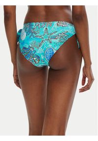 Seafolly Dół od bikini La Mer 40678-214 Turkusowy. Kolor: turkusowy. Materiał: syntetyk #4