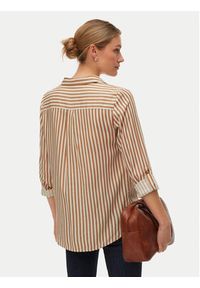 Vero Moda Koszula Bumpy 10275283 Beżowy Regular Fit. Kolor: beżowy. Materiał: wiskoza #2