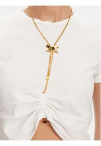 Elisabetta Franchi T-Shirt MA-006-51E2 Biały Regular Fit. Kolor: biały. Materiał: bawełna #4