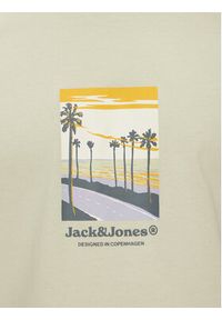 Jack & Jones - Jack&Jones T-Shirt Split Graphic 12273000 Zielony Regular Fit. Kolor: zielony. Materiał: bawełna #4