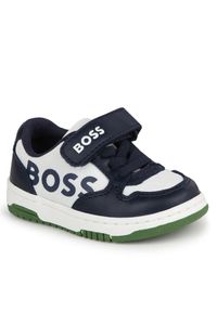 BOSS - Sneakersy Boss. Kolor: niebieski #1