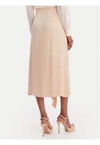 BOSS Spódnica midi Vemuth 50552076 Różowy Regular Fit. Kolor: różowy. Materiał: wiskoza #2