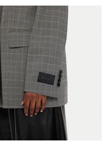 BOSS - Boss Marynarka Juseka 50523277 Szary Relaxed Fit. Kolor: szary. Materiał: wełna, syntetyk