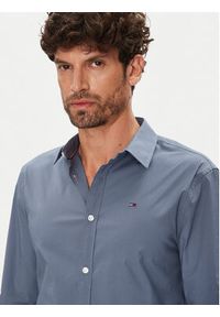 Tommy Jeans Koszula Original DM0DM04405 Niebieski Slim Fit. Kolor: niebieski. Materiał: bawełna #4