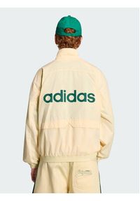Adidas - adidas Bluza Cutline Tracktop KR7280 Kremowy Regular Fit. Kolor: kremowy. Materiał: syntetyk #3
