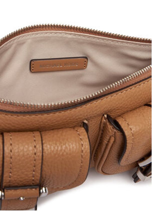 MICHAEL Michael Kors Torebka Zoe 32S5SZCU1L Brązowy. Kolor: brązowy. Materiał: skórzane
