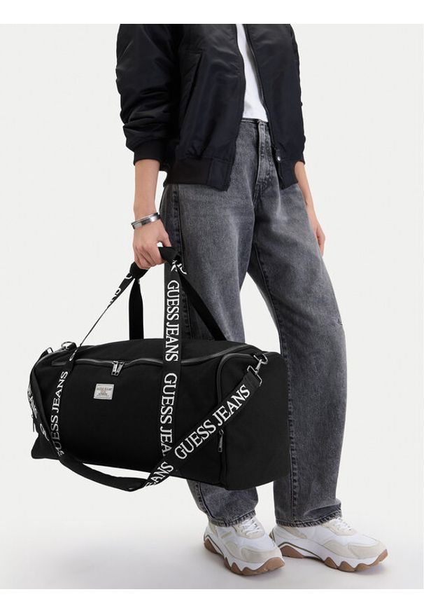 Guess Jeans Torba weekendowa CWBEO-GUESS-B-008-09 Czarny. Kolor: czarny. Materiał: materiał