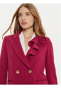 Rinascimento Marynarka CFC0121326003 Bordowy Regular Fit. Kolor: czerwony. Materiał: syntetyk #3