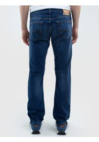 Big-Star - Spodnie jeans męskie Terry 499. Okazja: na co dzień. Stan: obniżony. Kolor: niebieski. Styl: casual #5