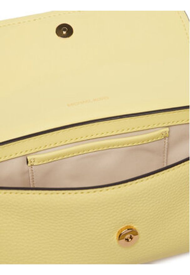 MICHAEL Michael Kors Torebka Nolita 32S6GY5C5L Żółty. Kolor: żółty. Materiał: skórzane