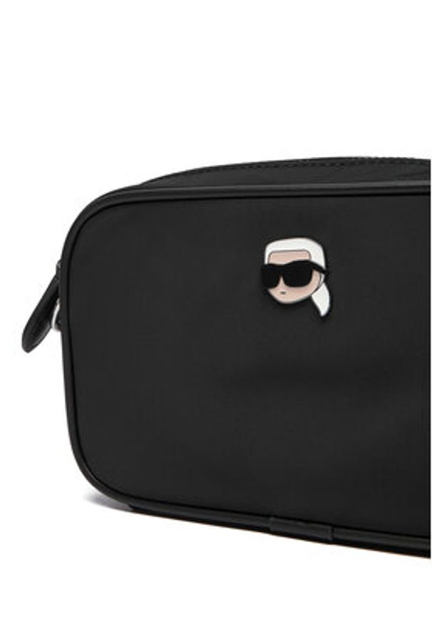 Karl Lagerfeld - KARL LAGERFELD Torebka A4W30308 Czarny. Kolor: czarny. Materiał: skórzane