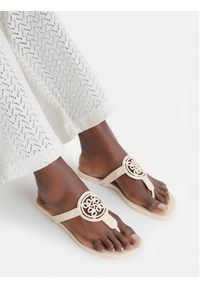 Nine West Japonki CEO-CT0906-1 Écru. Kolor: kremowy. Materiał: syntetyk #6