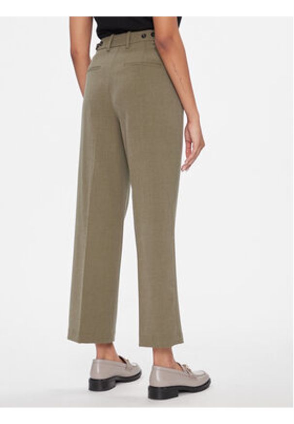 Vero Moda Spodnie materiałowe Britney 10299824 Beżowy Tapered Fit. Kolor: beżowy. Materiał: syntetyk