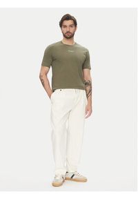 Marc O'Polo T-Shirt 523 2012 51382 Zielony Regular Fit. Typ kołnierza: polo. Kolor: zielony. Materiał: bawełna
