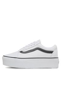 Vans Tenisówki Ua Old Skool Stackform VN0A7Q5MTWB1 Biały. Kolor: biały. Materiał: skóra #3