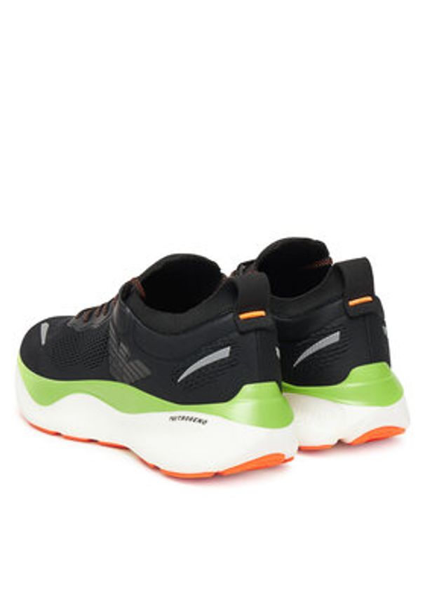 EA7 Emporio Armani Sneakersy X8X246 XK443 MZ213 Czarny. Kolor: czarny. Materiał: materiał