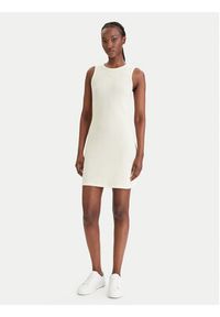 Calvin Klein Jeans Sukienka codzienna LV047F235G Żółty Slim Fit. Okazja: na co dzień. Kolor: żółty. Materiał: bawełna. Typ sukienki: proste. Styl: casual #5