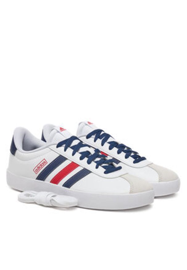 Adidas - adidas Sneakersy VL Court 3.0 IF4465 Biały. Kolor: biały. Materiał: skóra