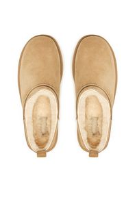 Ugg Śniegowce W Classic Micro 1173891 Beżowy. Kolor: beżowy. Materiał: skóra, zamsz #5
