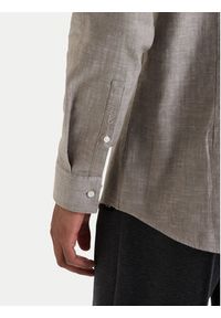 Hugo - HUGO Koszula Kason 50539775 Beżowy Slim Fit. Kolor: beżowy. Materiał: bawełna #3