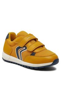 Geox Sneakersy J Alben Boy J459EC 01454 C2PF4 S Żółty. Kolor: żółty. Materiał: materiał, mesh #4