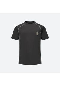 quechua - Koszulka turystyczna dla dzieci Quechua MH900. Kolor: szary. Materiał: wełna, akryl, materiał. Sport: turystyka piesza