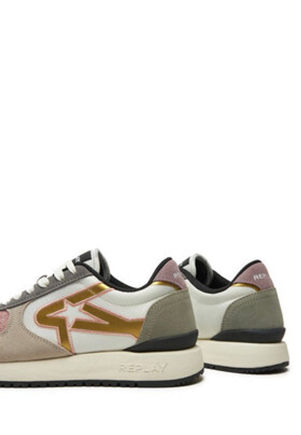 Replay - REPLAY Sneakersy GWS9O.000.C0003T Szary. Kolor: szary. Materiał: zamsz, skóra