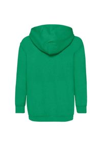 FRUIT OF THE LOOM - Bluza Z Kapturem Dla Dzieci. Typ kołnierza: kaptur. Kolor: zielony