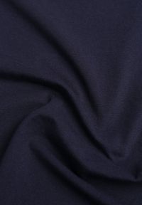 Renee - Granatowy T-shirt z Bawełny z Okrągłym Dekoltem Nedima. Okazja: na co dzień. Kolor: niebieski. Materiał: bawełna. Styl: klasyczny, casual #7