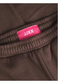 JJXX Spodnie dresowe 12223960 Brązowy Relaxed Fit. Kolor: brązowy. Materiał: syntetyk, dresówka, bawełna