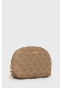 Guess kosmetyczka kolor brązowy. Kolor: brązowy #4