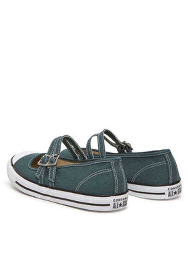 Converse Baleriny Chuck Taylor All Star Dainty Mary Jane A13797C Zielony. Kolor: zielony. Materiał: materiał