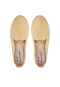 Manebi Espadryle Suede Double Sole Espadrilles R 4.2 D0 Beżowy. Kolor: beżowy. Materiał: skóra, zamsz #4