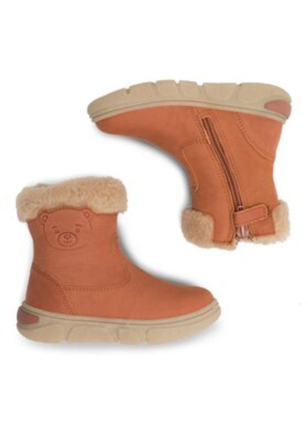 Lasocki Kids Kozaki BIMBO CI12-3116-08 Pomarańczowy. Kolor: pomarańczowy. Materiał: skóra