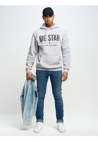 Big-Star - Spodnie jeans męskie Tedd 356. Stan: obniżony. Kolor: niebieski. Sezon: wiosna. Styl: elegancki #5