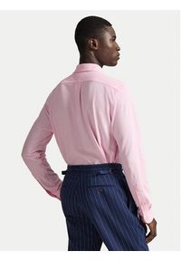 Polo Ralph Lauren Koszula 710654408101 Różowy Slim Fit. Typ kołnierza: polo. Kolor: różowy. Materiał: bawełna #5