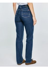 Big-Star - Jeansy damskie z prostą nogawką granatowe Myrra 545. Stan: podwyższony. Kolor: niebieski. Styl: elegancki, klasyczny #2