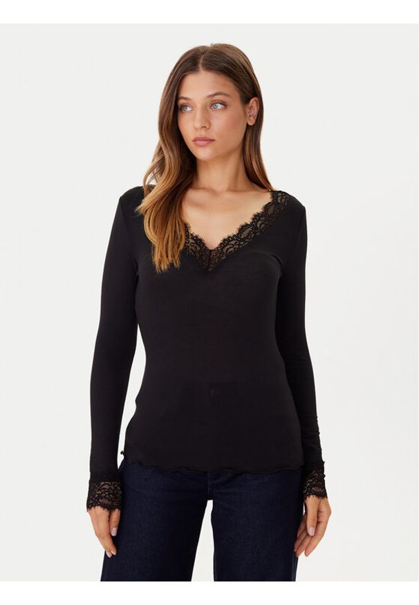 Vero Moda Bluzka Skye 10339843 Czarny Slim Fit. Kolor: czarny